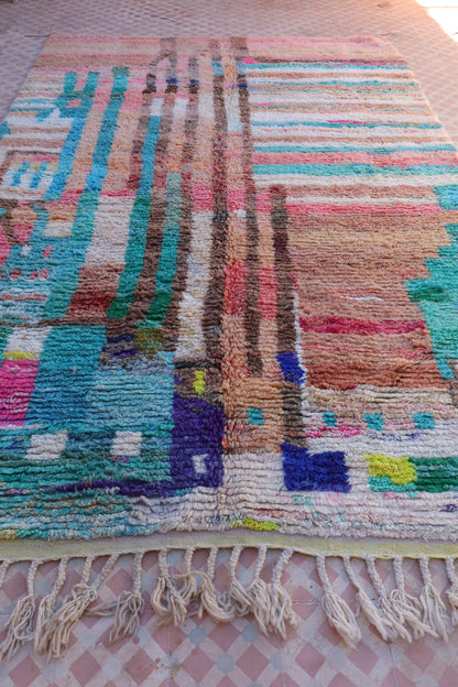 Tapis Berbère Boujad Coloré - 316 x 197 cm