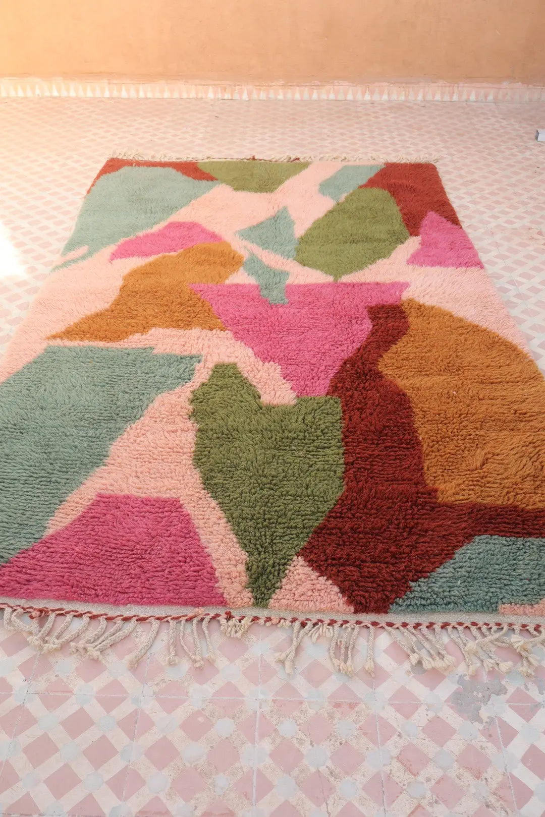 Tapis Berbère coloré « Indian Summer » - Les dessins de Néda - 260 x 150 cm Néda