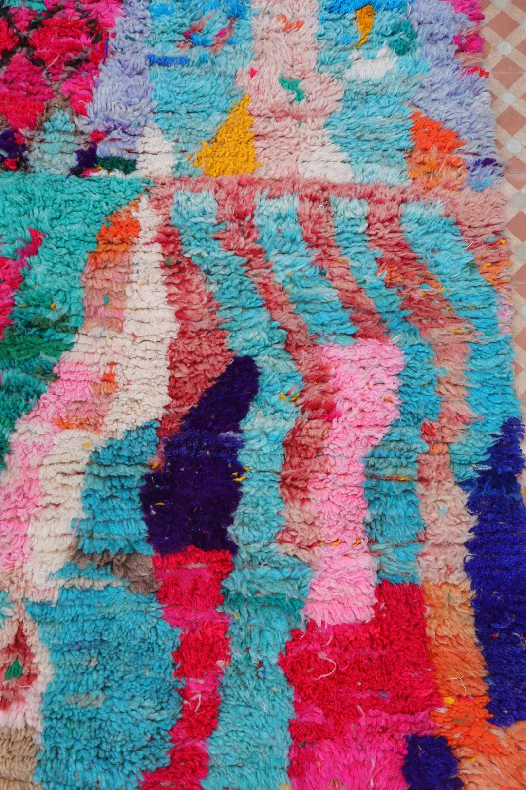 Alfombra Bereber Boujad Colorida Multicolor - 254 x 159 cm Néda
