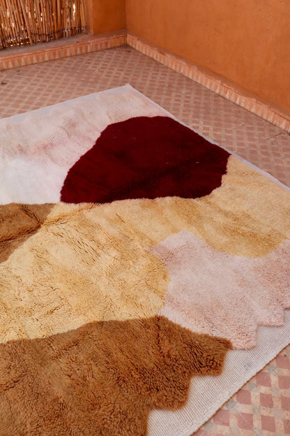 Tapis Berbère Mrirt Coloré Contemporain - 310 x 211 cm Néda