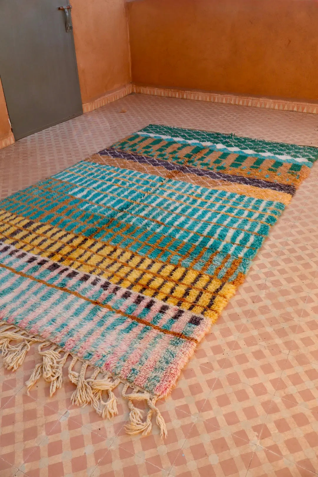 Tapis Berbère Coloré Béni Ouarain Qualité Supérieure - 269 x 162 cm Néda