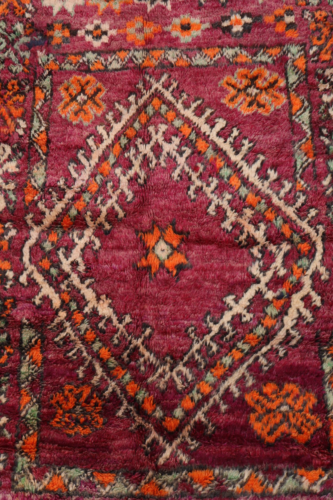 Tappeto berbero Boujaad Antique Bordeaux Orange - 276 x 197 cm