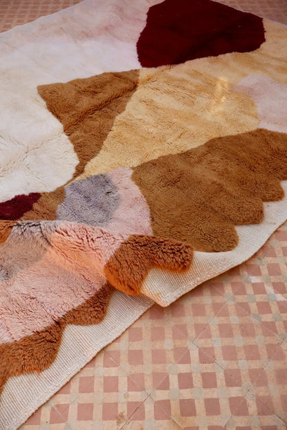 Tapis Berbère Mrirt Coloré Contemporain - 310 x 211 cm Néda