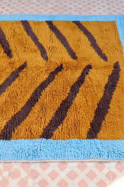 Tapis Berbère coloré «  Funky Tiger » - Les dessins de Néda - 284 x 155 cm Néda