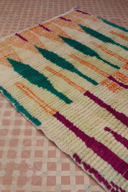 Tapis Berbère Boujad Coloré  - 233 × 152 cm Néda