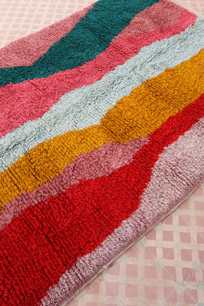 Tapis Berbère coloré « Néda » - Modèle Signature - 250 x 147 cm
