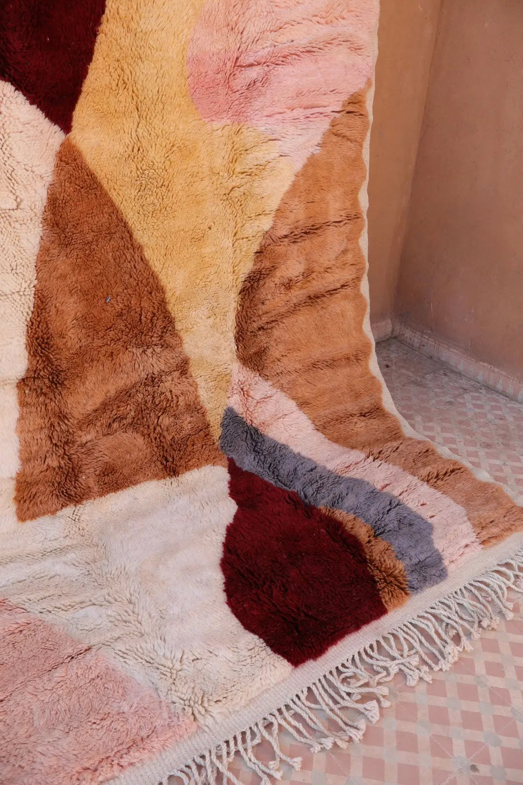 Tapis Berbère Mrirt Coloré Contemporain - 270 x 170 cm Néda