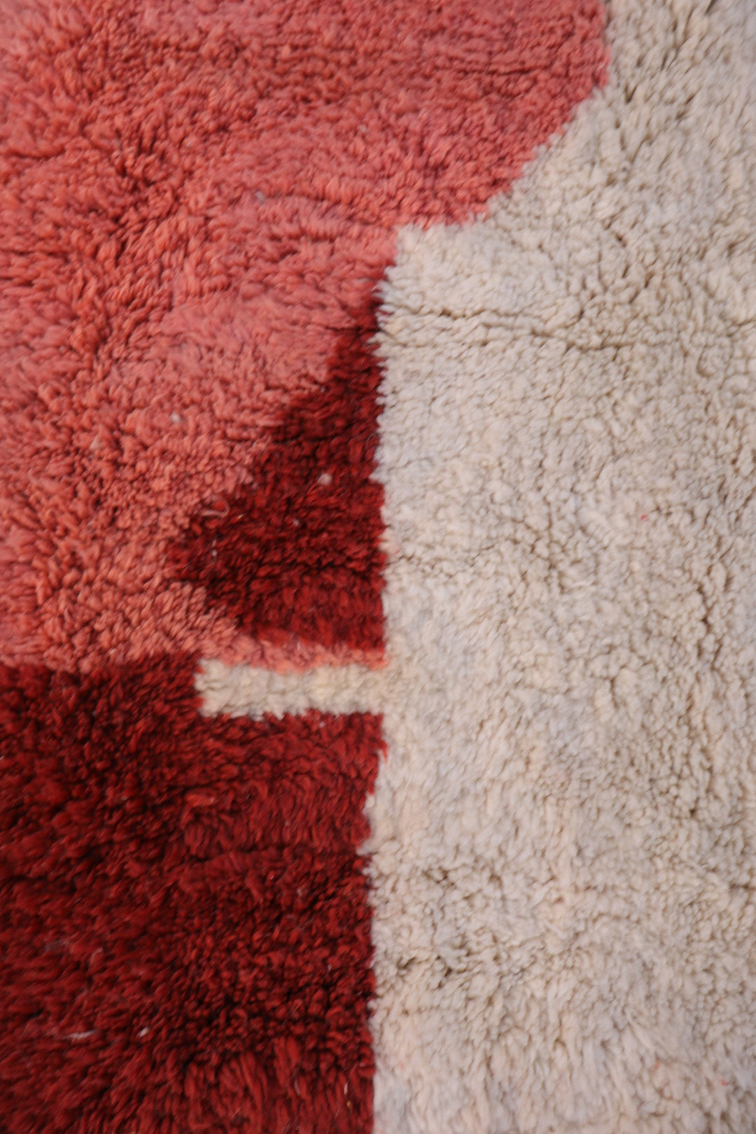 Tapis Berbère Coloré Contemporain Marron & Rose Qualité Supérieure - 200 x 155 cm Néda