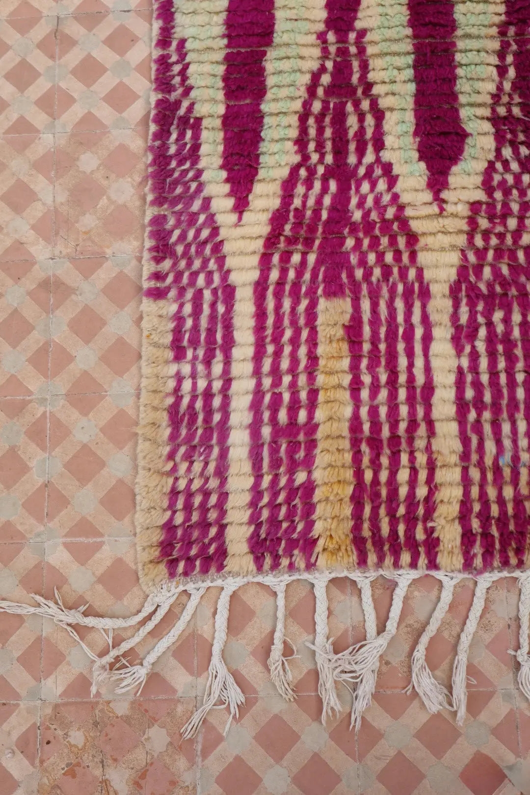 Tapis Berbère Boujad Coloré  - 233 × 152 cm Néda