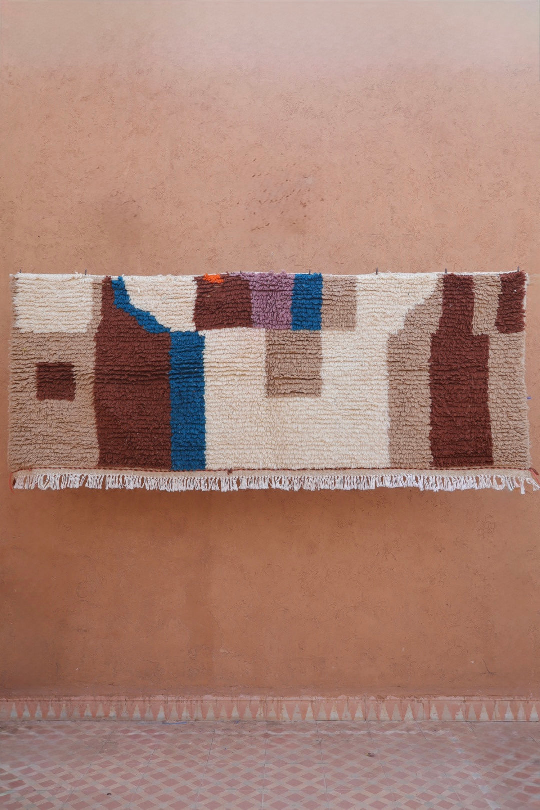 Tapis Berbère Mural Tableau Tête de Lit - 190 x 73 cm Néda