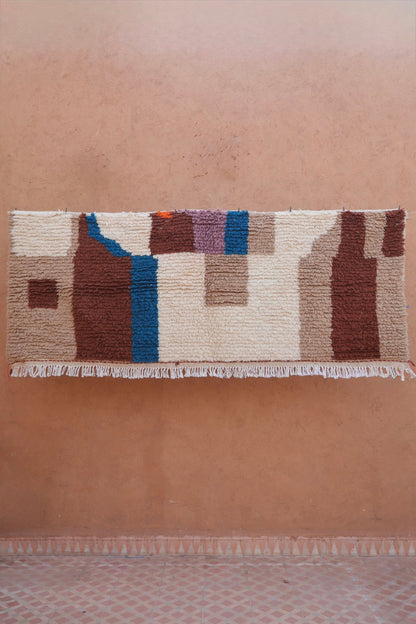 Tapis Berbère Mural Tableau Tête de Lit - 190 x 73 cm Néda