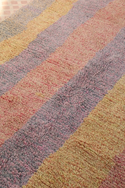 Tapis Berbère Coloré Rayé Béni Ouarain- 234 x 151 cm Néda