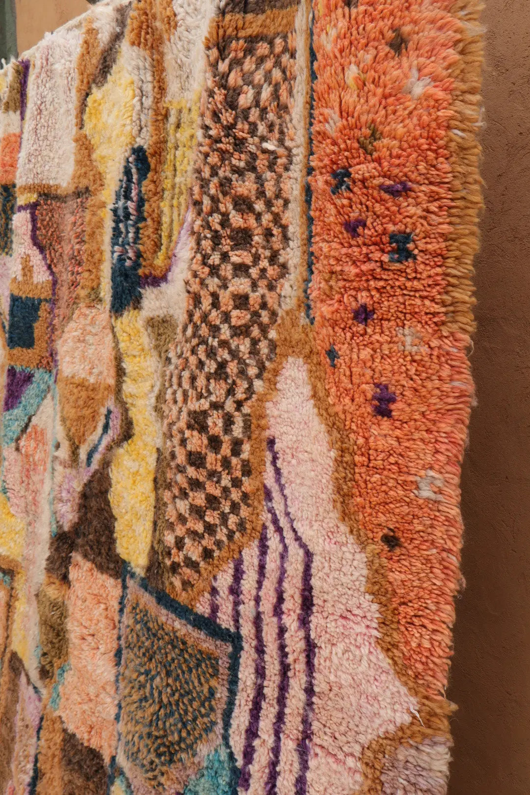 Tapis Berbère Tableau Multicolore Béni Ouarain Qualité Supérieure - 242 x 181 cm Néda