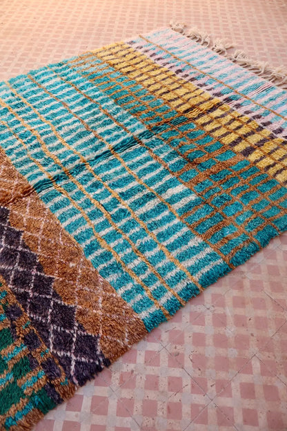 Tapis Berbère Coloré Béni Ouarain Qualité Supérieure - 269 x 162 cm Néda