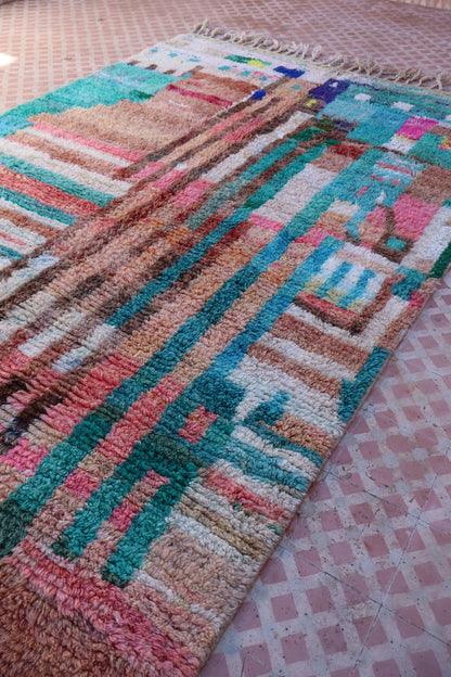 Tapis Berbère Boujad Coloré - 316 x 197 cm