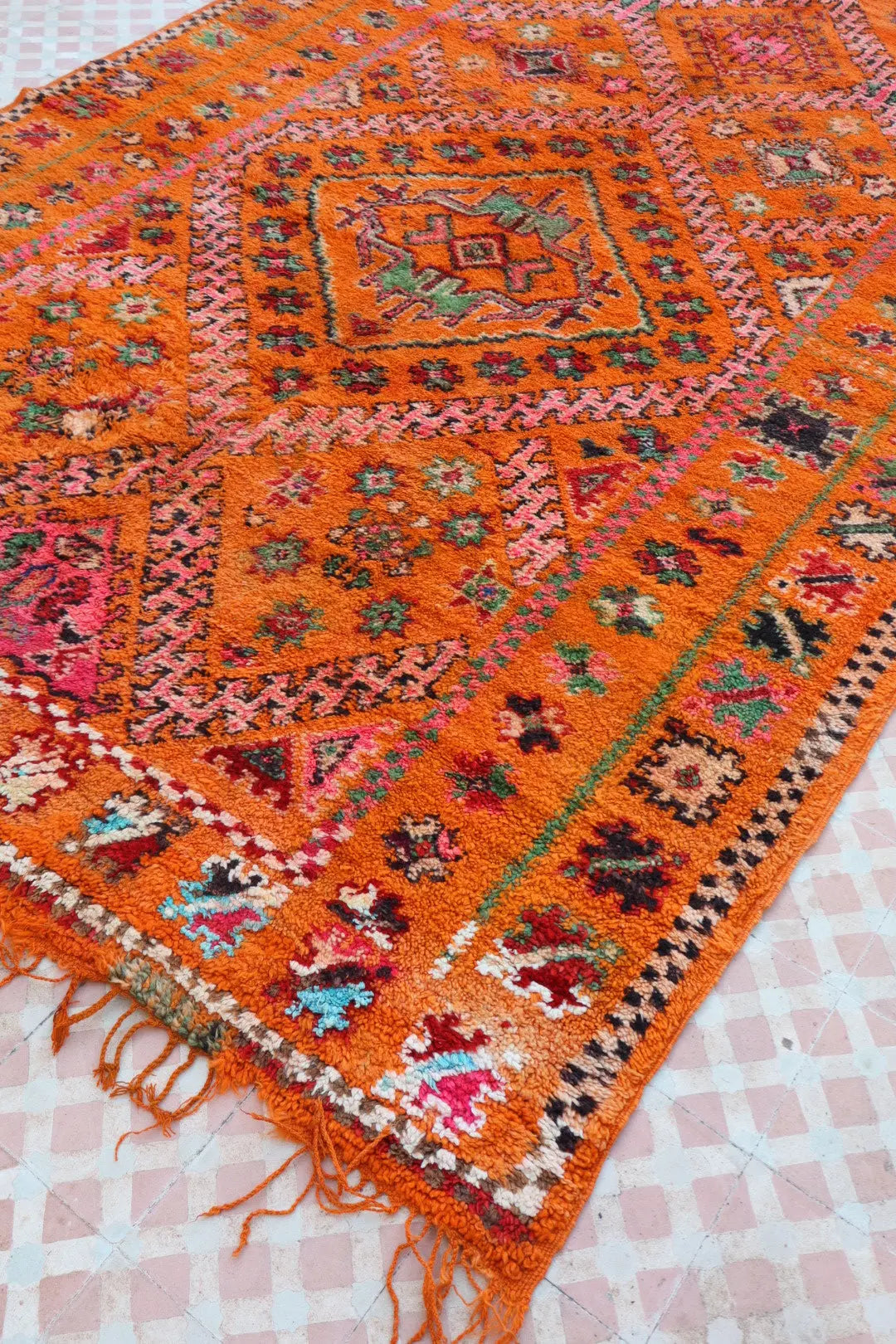 Tapis Berbère Boujaad Antique Orange - 295 x 190 cm Néda
