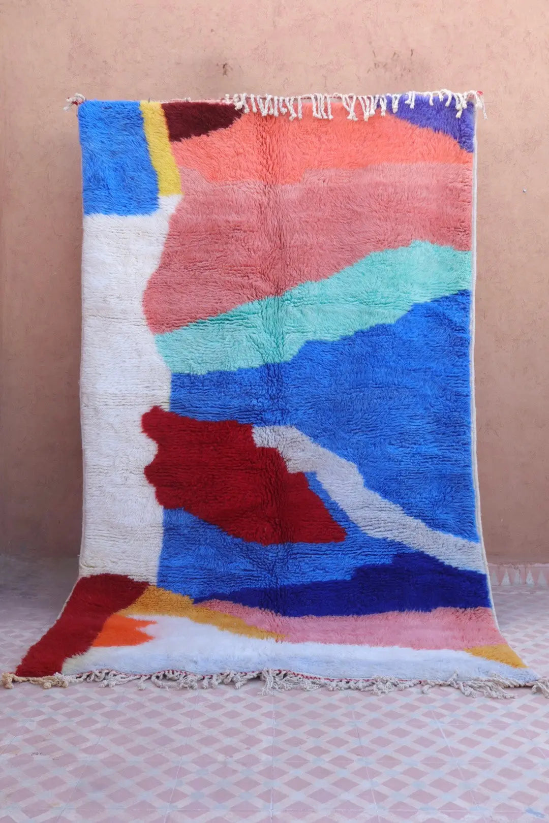 Tapis Berbère Coloré Contemporain Qualité Supérieure - 250 x 154 cm Néda