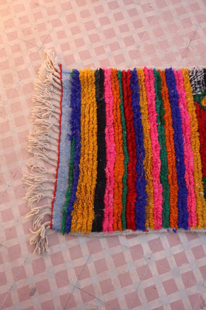 Tapis Berbère Couloir Boujaad Coloré Multicolore - 335 x 72 cm Néda