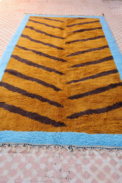 Tapis Berbère coloré «  Funky Tiger » - Les dessins de Néda - 284 x 155 cm Néda