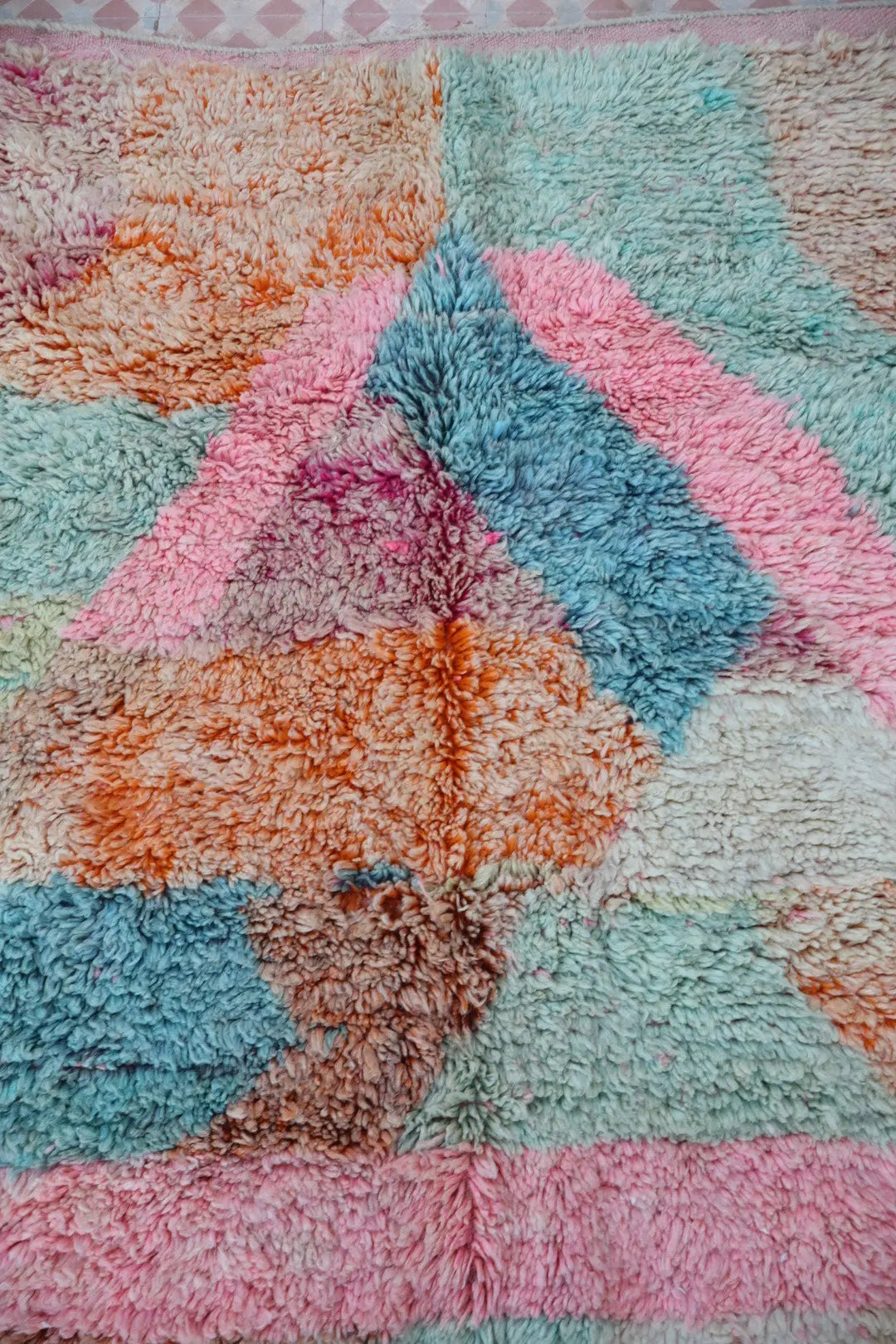 Tappeto Berbero Boujad Colorato Colori Pastello - 249 × 156 cm Néda