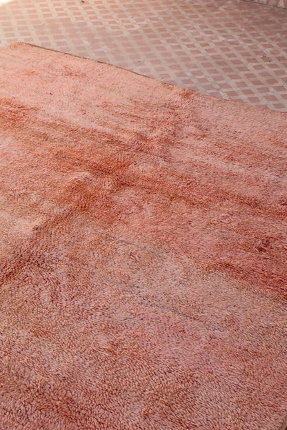 Tapis Berbère Ancien Rose Terracotta - 250 x 174 cm Néda