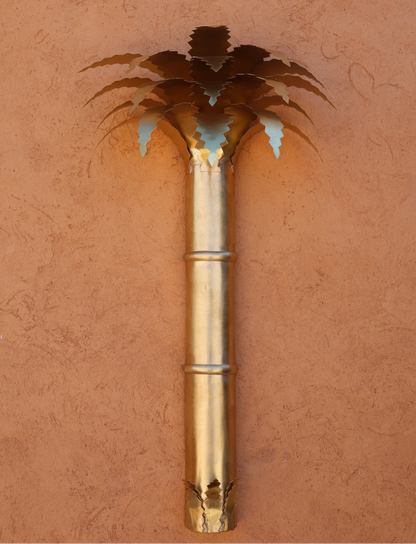 Wall wall in Palm Brass Make-Palm- Palma "