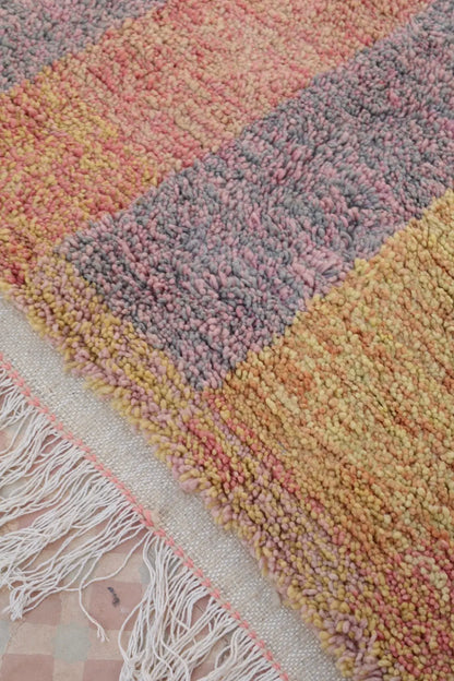 Tapis Berbère Coloré Rayé Béni Ouarain- 234 x 151 cm Néda