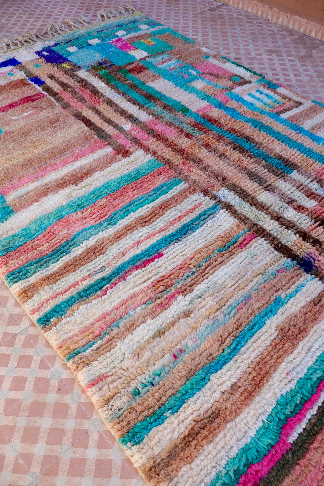 Tapis Berbère Boujad Coloré - 316 x 197 cm
