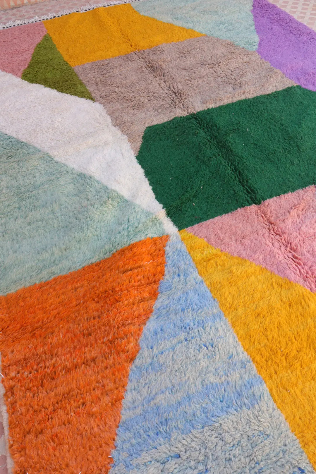 Tapis Berbère Béni Ouarain Coloré Moderne Multicolore - 315 x 222 cm Néda