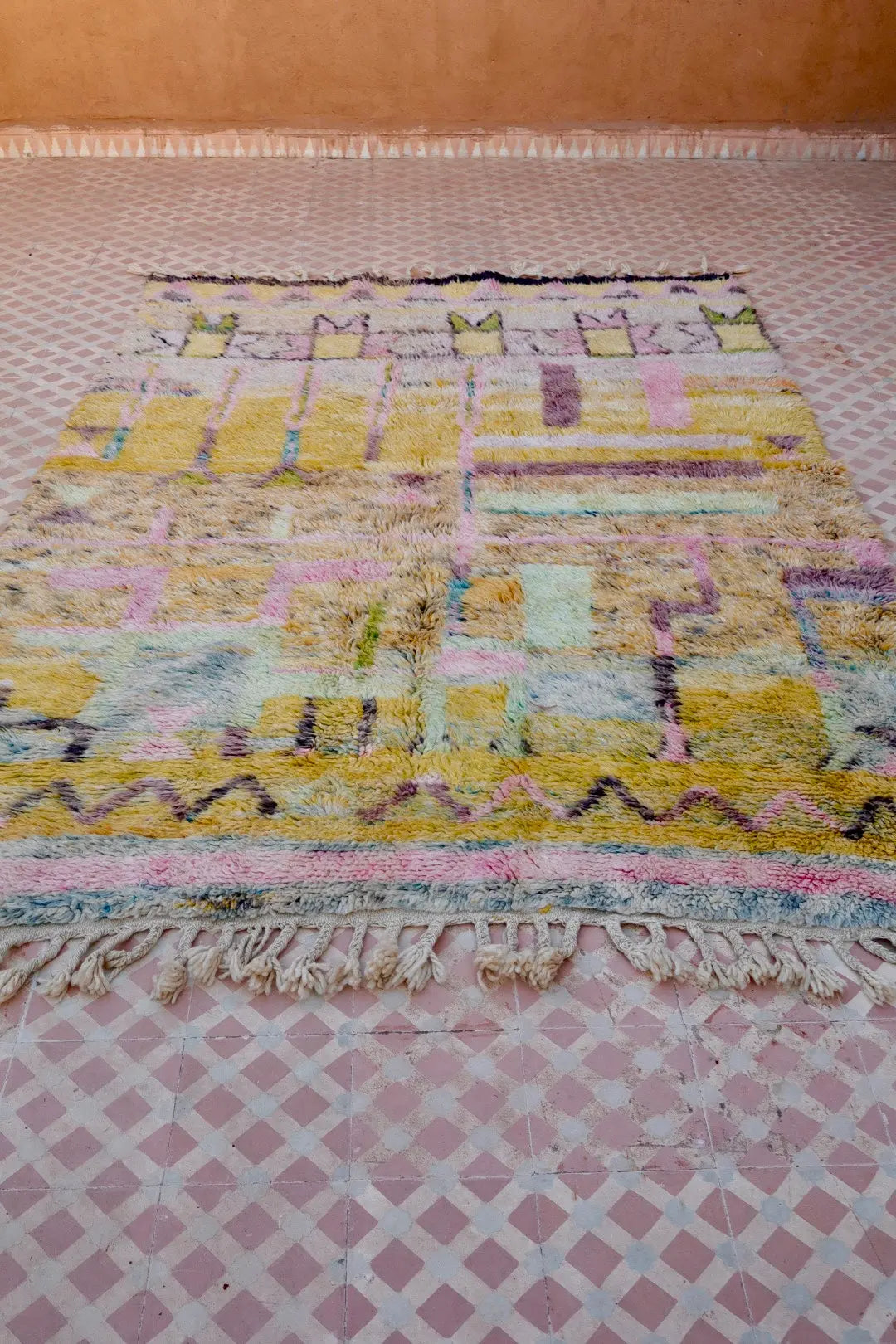 Tapis Berbère Coloré Béni Ouarain Qualité Supérieure - 249 x 169 cm Néda