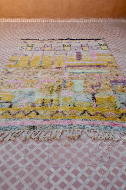 Tapis Berbère Coloré Béni Ouarain Qualité Supérieure - 249 x 169 cm Néda