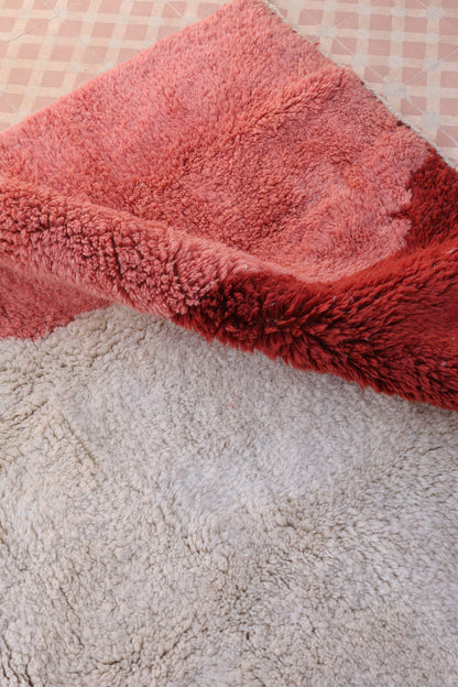 Tapis Berbère Coloré Contemporain Marron & Rose Qualité Supérieure - 200 x 155 cm Néda